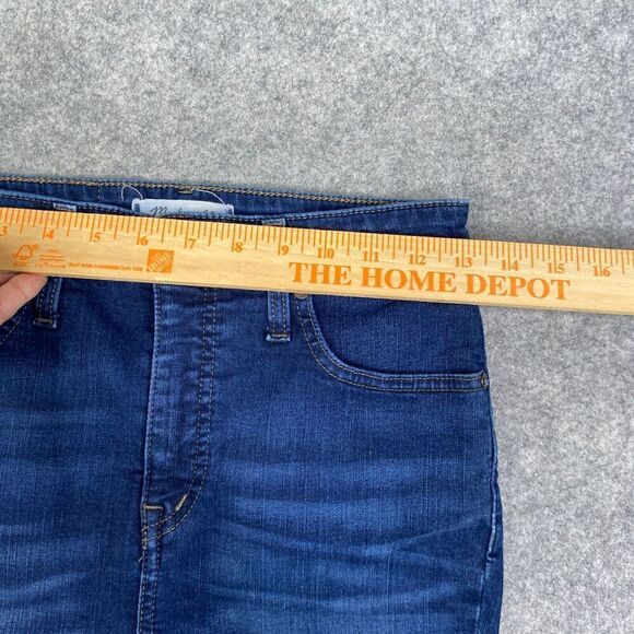 Madewell Curvy High-Rise Skinny Jeans in Dark Wash Blue Size 26 - Picture 4 of 13